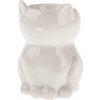 Dakls Keramická aroma lampa Cat biela