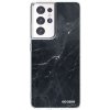 Picasee silikónový prehľadný obal pre Samsung Galaxy S21 Ultra 5G G998B - Black marble