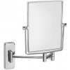 SAPHO - Závesné kozmetické zrkadlo, 150x205, obojstranné, chrom XP059
