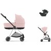 Cybex Platinum CYBEX Mios Travel Set + Aton B2 i-Size peach pink 2025 chrome with brown details