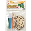 ARGUS Kreatívne tvorenie vyfarbi si magnetku korytnačka 19260011