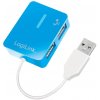 USB hub 2.0 LogiLink Smile, 4 porty, modrý