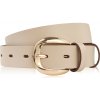 Paolo Peruzzi Dámsky kožený opasok na nohavice, 90 cm | krémová PG-14-BZ-90