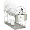 Wenko | WENKO 2329100 - Odkvapávač riadu DUO 21x33 cm nerez/strieborná | WE0515