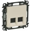 Legrand 753241 VALENA LIFE ZÁSUVKA 2X RJ45 CAT.5E UTP BÉŽOVÁ + predĺžená záruka na 3 roky
