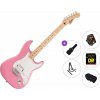 Fender Squier Sonic Stratocaster HT H MN Standard SET Flash Pink Elektrická gitara