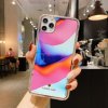 AppleKing nárazuvzdorný ochranný kryt abstraktná maľba pre iPhone 12 mini – modro - ružový - možnosť vrátiť tovar ZADARMO do 30tich dní