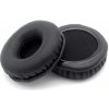 Náhradné náušníky pre slúchadlá AKG K24P, K26P, K412P, K402, K403, K414P, K416P - Čierne, kožené