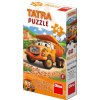 DINO Puzzle Tatra Autá: Tatra 148 žltá 60 dielikov