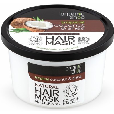 organic shop kokos maslovnik maska na vlasy 250 ml – Heureka.sk