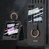 GKK 82813 GKK CIRCLE Ochranný kryt s držiakom pre Samsung Galaxy Z Flip7 FE 5G / Flip6 5G čierny