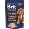 Brit Premium by Nature Fillets in Gravy Puppy&Junior - Turkey & Carrot 85g