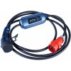Kabel pro elektromobily AK-EC-22 CEE 5pin / Type2 LCD 3-fáze 32A 22kW 5m