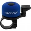 Force MINI Fe/plast 22.2mm paličkový, modrý zvonček