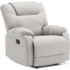 TV a relaxačné Kreslo, manuální polohování, poťah krémová látka TV-4088 CRM2 (U dodávateľa od 18.03.2024)