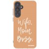 Picasee silikonový průhledný obal pro Samsung Galaxy S23 FE S711B - Boss Mama
