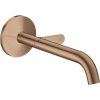 Umývadlová batéria Hansgrohe One brushed red gold 48112310