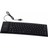 Verk 06179_CZ Flexibilná silikónová klávesnica k PC čierna