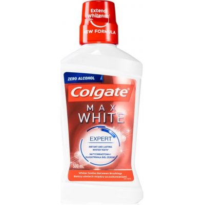 Colgate Max White Expert bieliaca ústna voda bez alkoholu 500 ml