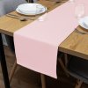 Biante Dekoračný behúň na stôl Rongo RG-062 Cukrovo ružový 35x160 cm
