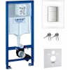 Súprava splachovacie tlačidlo Grohe Skate 38845MF0, podomietková konštrukcia Grohe Rapid SL 38539001