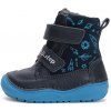 D.D.step Detské chlapčenské zimné topánky royal blue W071-42680B