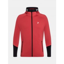 PEAK PERFORMANCE M RIDER ZIP HOOD červená