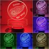 Beling 3D lampa, Detroit Red Wings,16 farebná S490