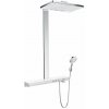 Hansgrohe Rainmaker Select - Sprchový set Showerpipe 460 s termostatom, 2 prúdy, biela/chróm - 27028400