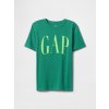 GAP Detské tričko s logom Zelená S Zelená Zelená