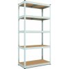Metkas Budget ZM Regál 180 x 80 x 40 5 políc MDF zinek kov
