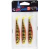 FOX RAGE - Gumová nástraha Pre Shad Single Colour Packs UV 10 cm Bright Perch 3 ks