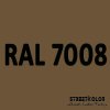 RAL 7008 akrylová auto farba lesklá alebo matná 1 liter + tužidlo + riedidlo (RAL7008 KHAKI GREY originálny odtieň akrylovej farby s lakom ( ČSN1186 ))