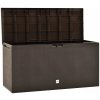vidaXL Záhradný úložný box hnedý 114x47x60 cm