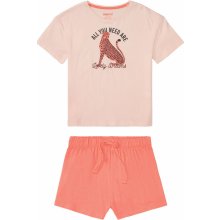 Pepperts dievčenské pyžamo koralová