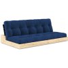 Karup design BASE SOFA natural pine (pohovka z borovice) royal blue 517 karup black