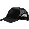 Šiltovka Trucker s 5 panelmi - Čierna / Čierna