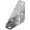 Spojovací uholník rohový 64x64x22 mm, pozinkovaný