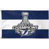 Fanatics Vlajka Tampa Bay Lightning 2020 Stanley Cup Champions 3' x 5' Single-Sided Deluxe Flag