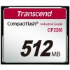 Transcend 512MB INDUSTRIAL TEMP CF220I CF CARD (SLC) Fixed disk and UDMA5 (TS512MCF220I)
