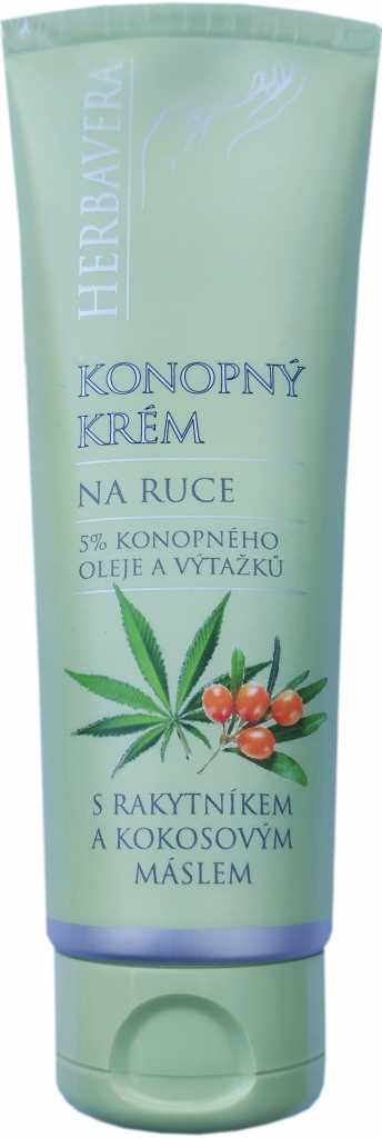 Herbavera Konopný krém včelí vosk a glycerin 120 ml