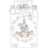 JERRY FABRICS Obliečky do postieľky Dupík White baby Bavlna, 100/135, 40/60 cm