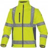 DELTA MOONLIGHT2 / Unisex reflexná softshellová bunda 2v1 - fluo žltá/sivá XXL