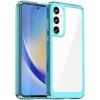 Ochranný kryt Colorful Acrylic case transparentno-modrý – Samsung Galaxy A55 5G