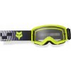 OKULIARE CROSS ENDURO FOX JUNIOR, hlavná kolekcia, sivá/žltá, FLUO GRAY