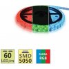 LED pásik čip 5050 12V 14,4W/1m IP65 balenie 5m RGB