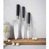 Kai - Wasabi Black Sada 3 nožov: nôž šéfkuchára 20 cm + univerzálny nôž 15 cm + malý nôž 10 cm