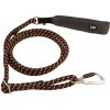 Hurtta Adjustable rope leash ECO neon čierne Veľkosť: 8mm