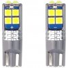 LED žiarovky CANBUS 10SMD 3030 T10 W5W White 12V/24V