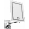 Sapho Závesné kozmetické zrkadlo LED, 160x240mm, chróm MW834
